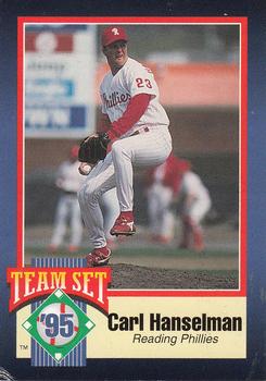 1995 Reading Phillies #NNO Carl Hanselman Front
