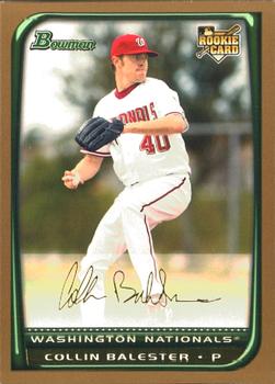 2008 Bowman Draft Picks & Prospects - Gold #BDP6 Collin Balester  Front