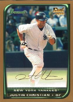 2008 Bowman Draft Picks & Prospects - Gold #BDP13 Justin Christian  Front