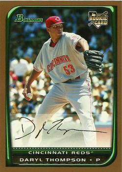 2008 Bowman Draft Picks & Prospects - Gold #BDP34 Daryl Thompson  Front