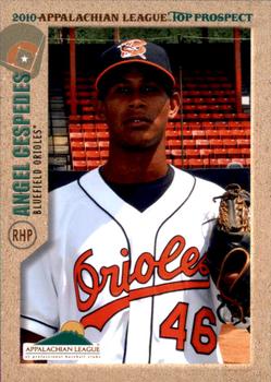 2010 Grandstand Appalachian League Top Prospects #NNO Angel Cespedes Front