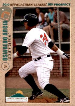 2010 Grandstand Appalachian League Top Prospects #NNO Oswaldo Arcia Front