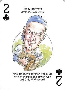2008 Hero Decks Chicago Cubs Baseball Heroes Playing Cards #2♣️ Gabby Hartnett Front