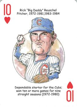 2008 Hero Decks Chicago Cubs Baseball Heroes Playing Cards #10♥️ Rick 