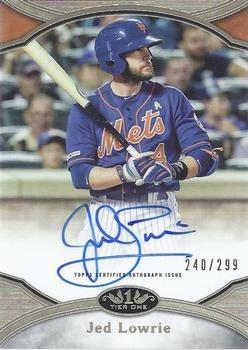 2020 Topps Tier One - Prime Performers Autographs #PPA-JL Jed Lowrie Front