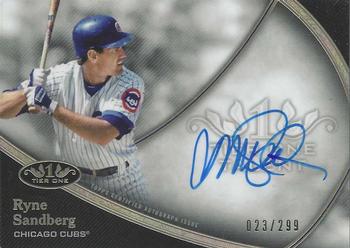 2020 Topps Tier One - Tier One Talent Autographs #T1TA-RS Ryne Sandberg Front