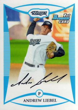 2008 Bowman Draft Picks & Prospects - Prospects #BDPP40 Andrew Liebel Front