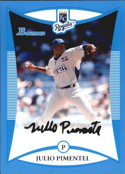 2008 Bowman Draft Picks & Prospects - Prospects Blue #BDPP74 Julio Pimentel Front