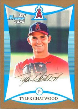 2008 Bowman Draft Picks & Prospects - Prospects Gold #BDPP7 Tyler Chatwood Front