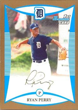 2008 Bowman Draft Picks & Prospects - Prospects Gold #BDPP13 Ryan Perry Front