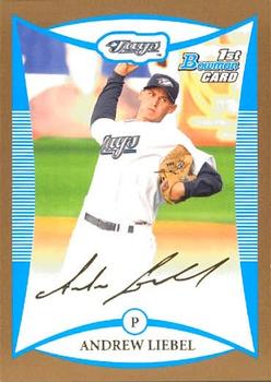 2008 Bowman Draft Picks & Prospects - Prospects Gold #BDPP40 Andrew Liebel Front