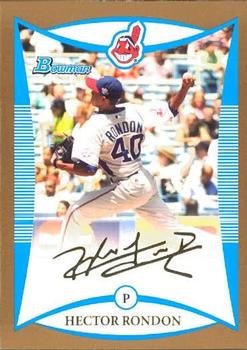 2008 Bowman Draft Picks & Prospects - Prospects Gold #BDPP78 Hector Rondon Front