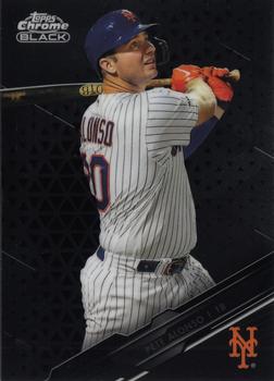 2020 Topps Chrome Black #15 Pete Alonso Front
