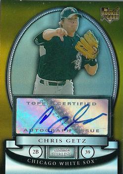 2008 Bowman Sterling - Gold Refractors #BS-CG Chris Getz Front