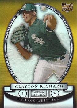 2008 Bowman Sterling - Gold Refractors #BS-CR Clayton Richard Front