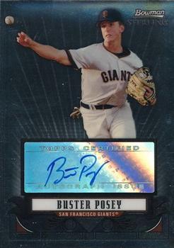 2008 Bowman Sterling - Prospects #BSP-BP Buster Posey Front