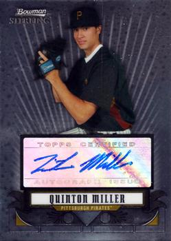2008 Bowman Sterling - Prospects #BSP-QM Quinton Miller Front