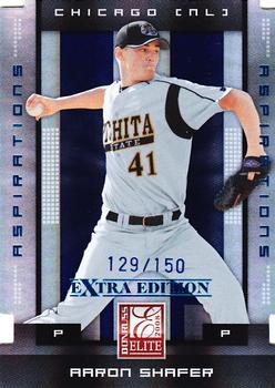 2008 Donruss Elite Extra Edition - Aspirations #3 Aaron Shafer Front