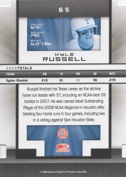 2008 Donruss Elite Extra Edition - Aspirations #65 Kyle Russell Back