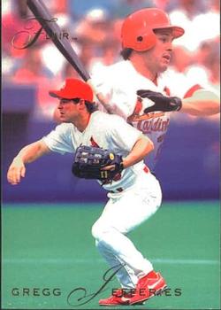 1993 Flair #121 Gregg Jefferies Front