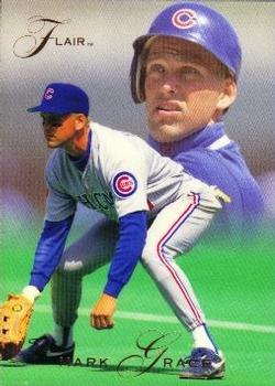 1993 Flair #14 Mark Grace Front