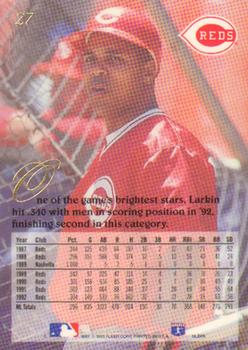 1993 Flair #27 Barry Larkin Back