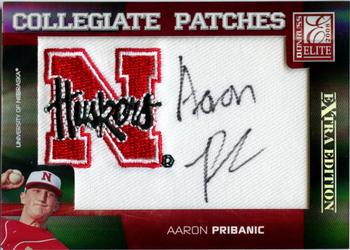 2008 Donruss Elite Extra Edition - Collegiate Patches Autographs #CP-49 Aaron Pribanic Front