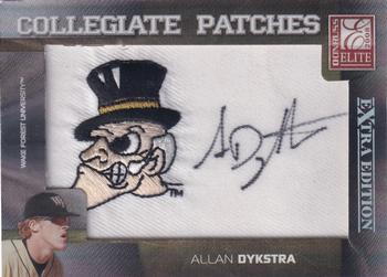 2008 Donruss Elite Extra Edition - Collegiate Patches Autographs #CP-56 Allan Dykstra Front
