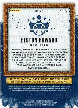 2020 Panini Diamond Kings - Artist's Proof Blue #37 Elston Howard Back