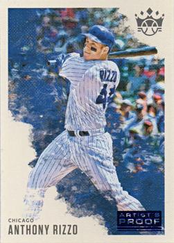 2020 Panini Diamond Kings - Artist's Proof Blue #89 Anthony Rizzo Front