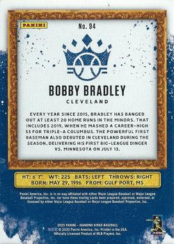 2020 Panini Diamond Kings - Artist's Proof Blue #94 Bobby Bradley Back