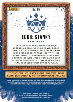2020 Panini Diamond Kings - Artist's Proof Gold #30 Eddie Stanky Back