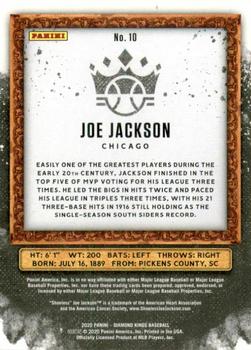 2020 Panini Diamond Kings - Framed Gray #10 Joe Jackson Back