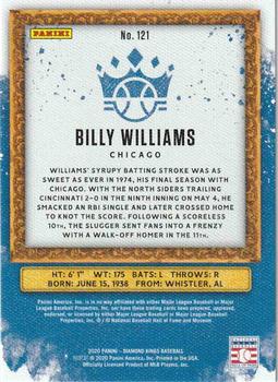 2020 Panini Diamond Kings - Framed Plum #121 Billy Williams Back