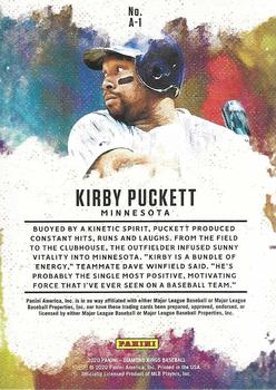2020 Panini Diamond Kings - Aficionado #A-1 Kirby Puckett Back