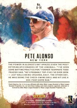2020 Panini Diamond Kings - Aficionado #A-14 Pete Alonso Back