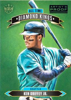 2020 Panini Diamond Kings - All-Time Diamond Kings Artist's Proof Blue #ATDK-10 Ken Griffey Jr. Front