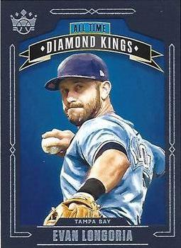 2020 Panini Diamond Kings - All-Time Diamond Kings Framed Blue #ATDK-27 Evan Longoria Front