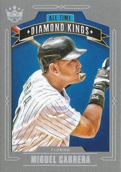 2020 Panini Diamond Kings - All-Time Diamond Kings Framed Gray #ATDK-25 Miguel Cabrera Front