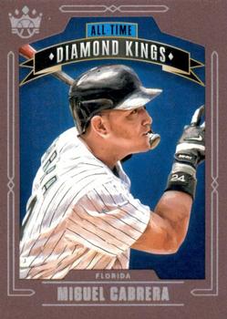 2020 Panini Diamond Kings - All-Time Diamond Kings Framed Plum #ATDK-25 Miguel Cabrera Front