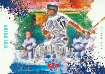2020 Panini Diamond Kings - In The Zone Holo Blue #INT-1 Tony Gwynn Front