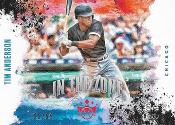 2020 Panini Diamond Kings - In The Zone Holo Blue #INT-3 Tim Anderson Front
