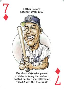2008 Hero Decks New York Yankees Baseball Heroes Playing Cards (4th Edition) #7♦ Elston Howard Front