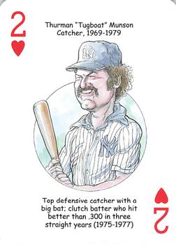 2008 Hero Decks New York Yankees Baseball Heroes Playing Cards (4th Edition) #2♥ Thurman 