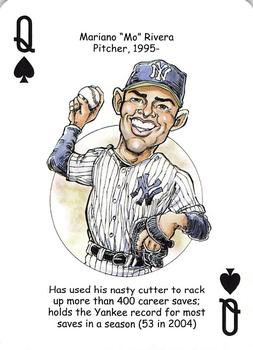 2008 Hero Decks New York Yankees Baseball Heroes Playing Cards (4th Edition) #Q♠ Mariano 