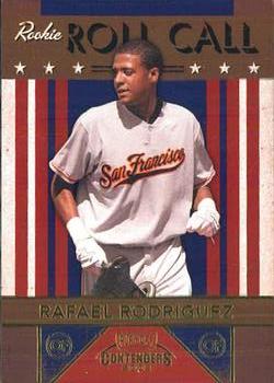 2008 Playoff Contenders - Rookie Roll Call #3 Rafael Rodriguez Front