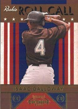 2008 Playoff Contenders - Rookie Roll Call #4 Isaac Galloway Front