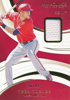 2020 Panini Immaculate Collection #75 Trea Turner Front