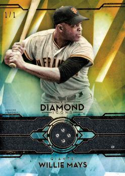 2020 Topps Diamond Icons - Diamond Relics Gold #DR-WMA Willie Mays Front