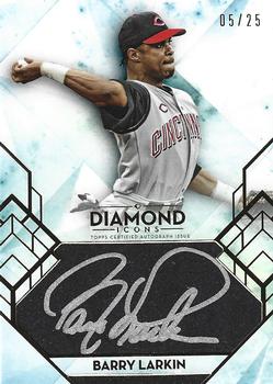 2020 Topps Diamond Icons - Silver Ink Autographs #SI-BL Barry Larkin Front